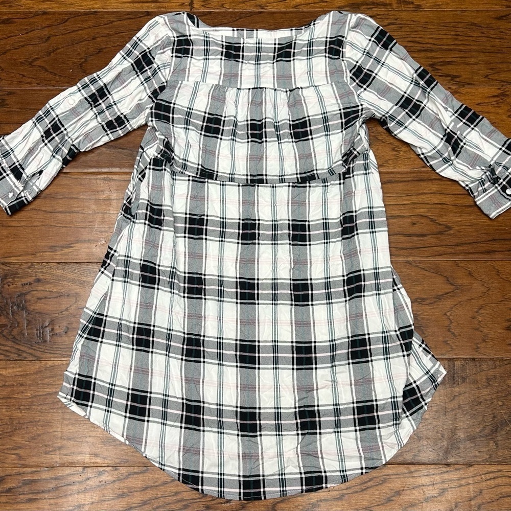 Torrid plaid babydoll top - Picture 7 of 8